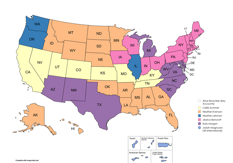 Educational Resource Consultants Map